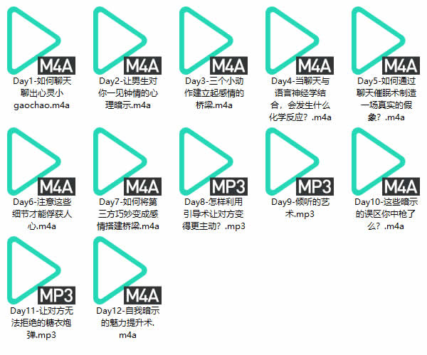 原醉chic《心理暗示撩汉术》完整版